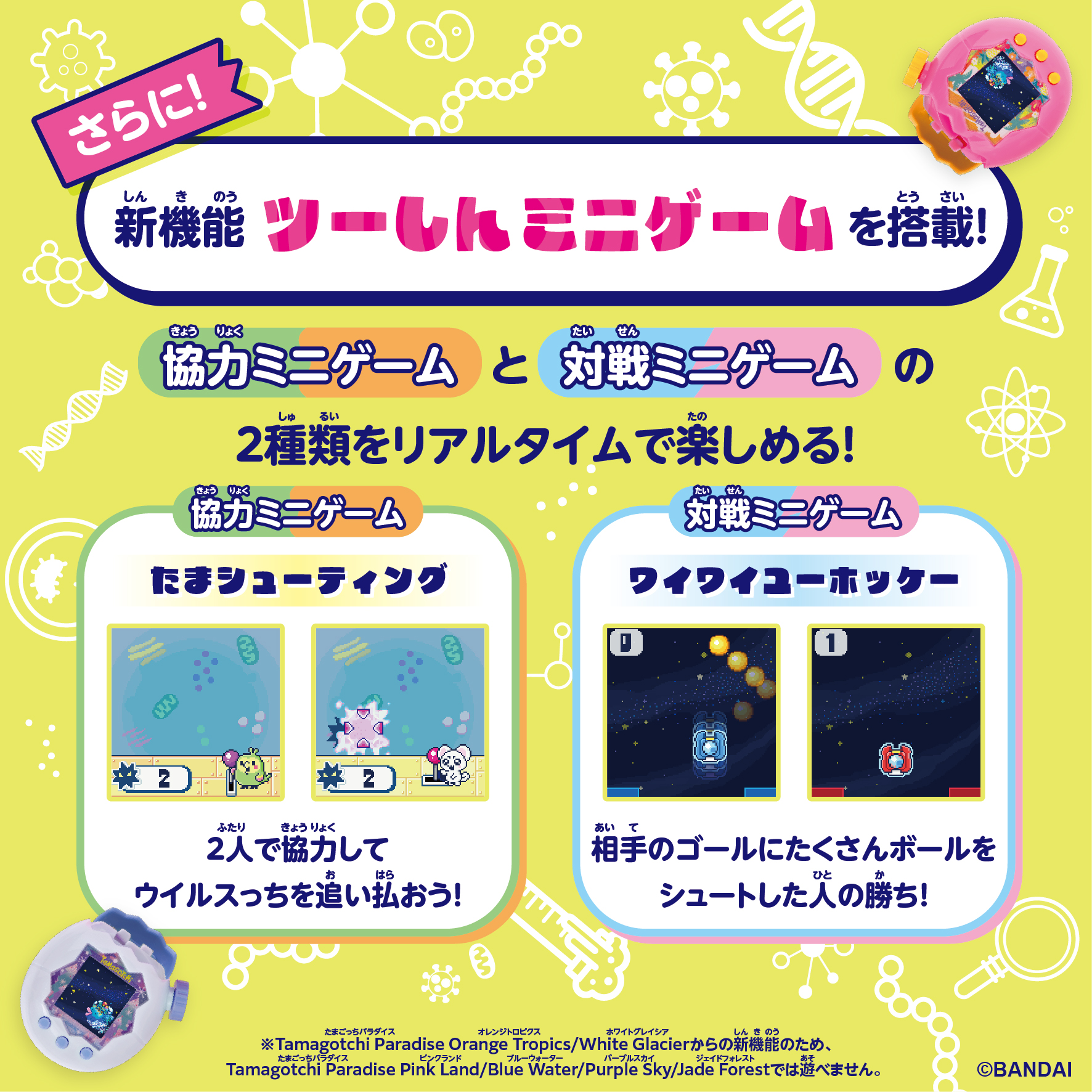 Tamagotchi Paradise - White Glacier_説明⑥